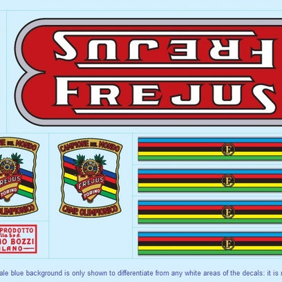 Frejus Set 2-Bicycle Decals