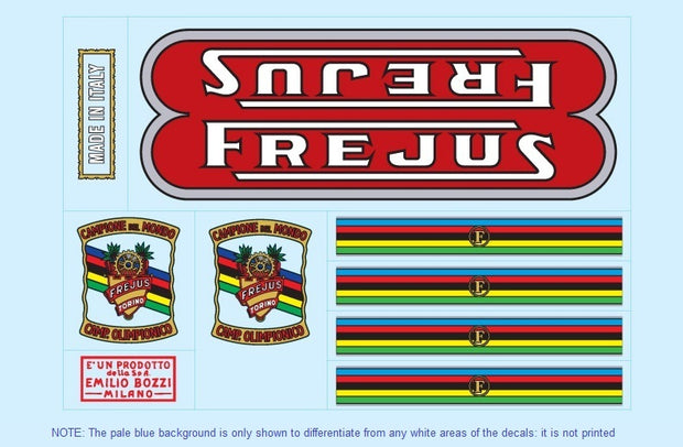 Frejus Set 2-Bicycle Decals