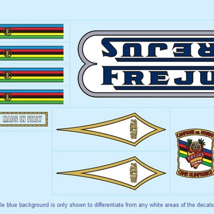 Frejus Set 5-Bicycle Decals