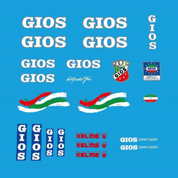 Gios Set 55-Bicycle Decals