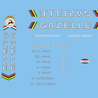 Gazelle Set 1-Bicycle Decals