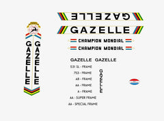 Gazelle Set 22-Bicycle Decals