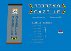 Gazelle Set 31-Bicycle Decals
