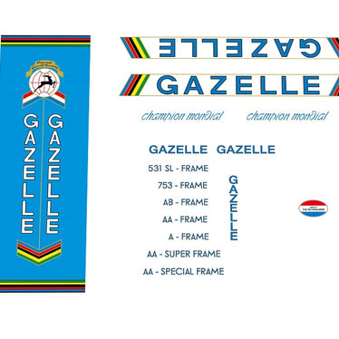 Gazelle Set 32-Bicycle Decals