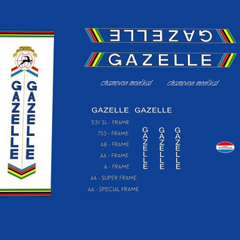 Gazelle Set 34-Bicycle Decals