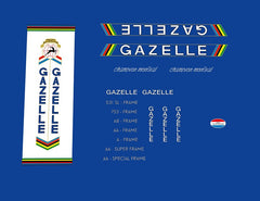 Gazelle Set 34-Bicycle Decals
