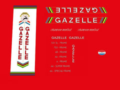 Gazelle Set 3-Bicycle Decals