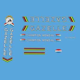 Gazelle Set 762-Bicycle Decals