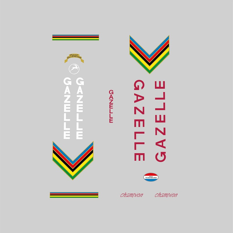 Gazelle Set 865-Bicycle Decals