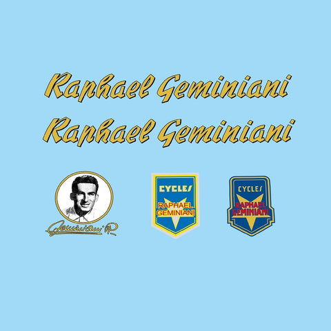 Raphael Geminiani Bicycle Decals / Stickers