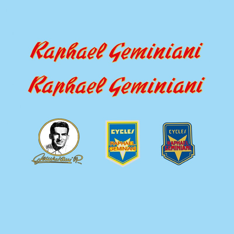 Geminiani 11-Bicycle Decals