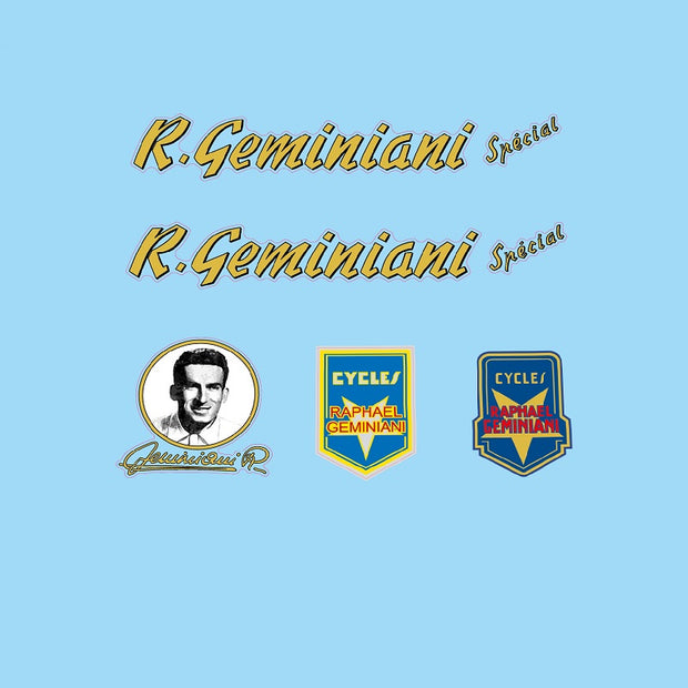 Geminiani 20-Bicycle Decals