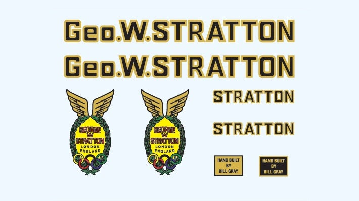 Stratton Set 2-Bicycle Decals