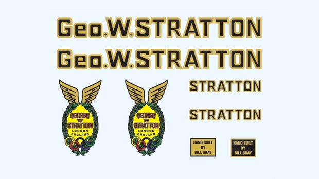 Stratton Set 2-Bicycle Decals