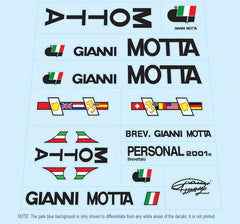 Gianni Motta Set 1-Bicycle Decals