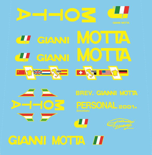 Gianni Motta Set 2-Bicycle Decals