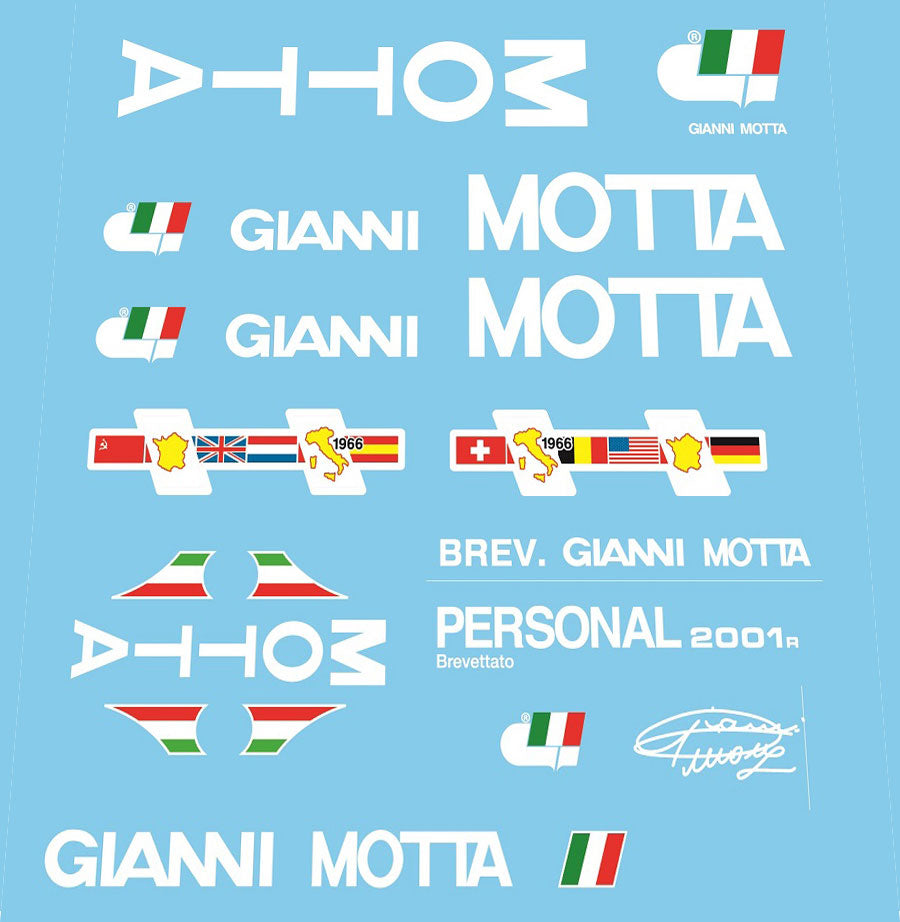 Gianni Motta Set 3-Bicycle Decals