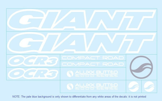 Giant SET 1-Bicycle Decals