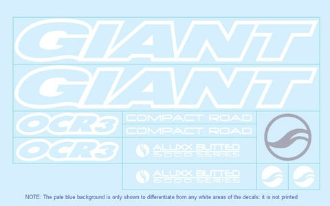 Giant Bicycle Decals / Stickers
