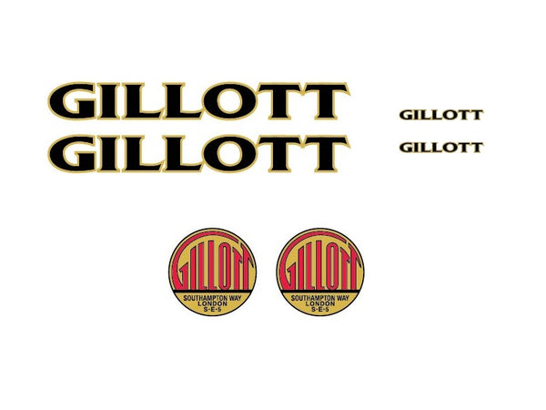 Gillott SET 2-Bicycle Decals