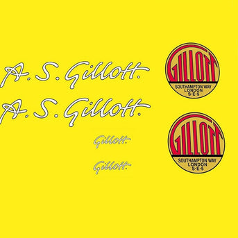 Gillott SET 4-Bicycle Decals
