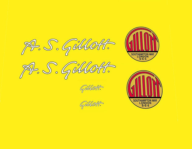 Gillott SET 4-Bicycle Decals