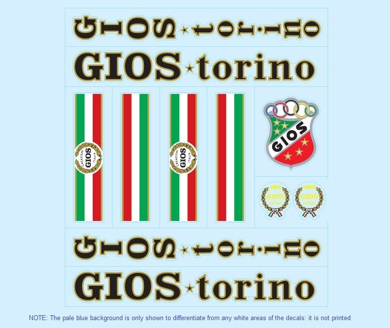 Gios Set 1-Bicycle Decals