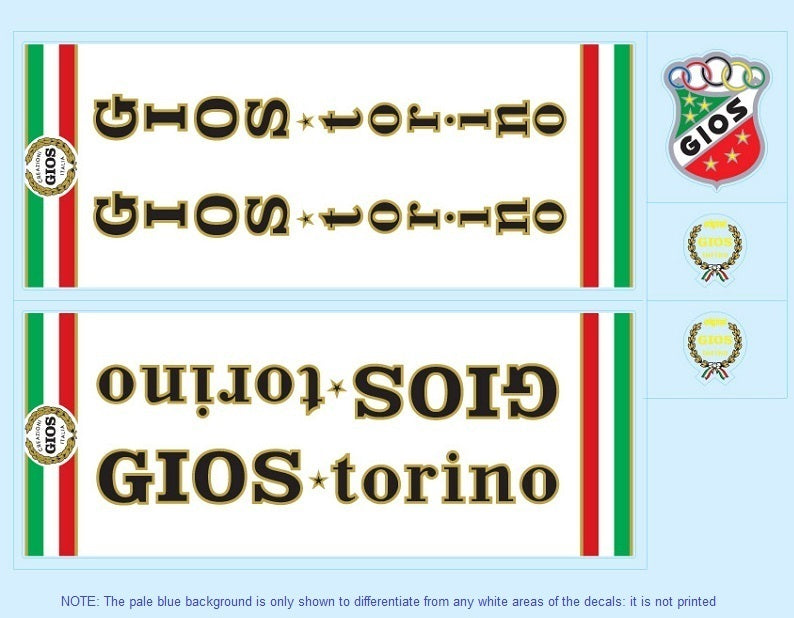 Gios Set 2-Bicycle Decals