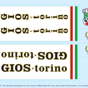 Gios Set 2-Bicycle Decals