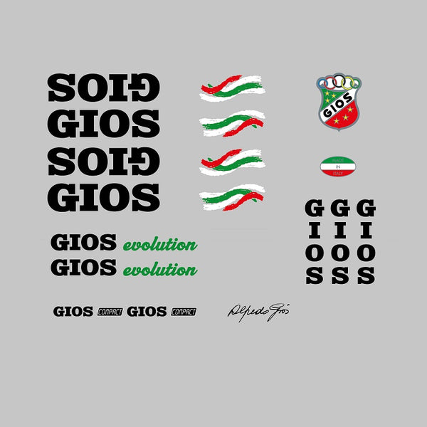 Gios Set 40-Bicycle Decals