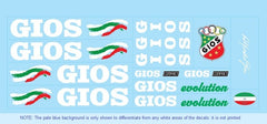 Gios Set 4-Bicycle Decals
