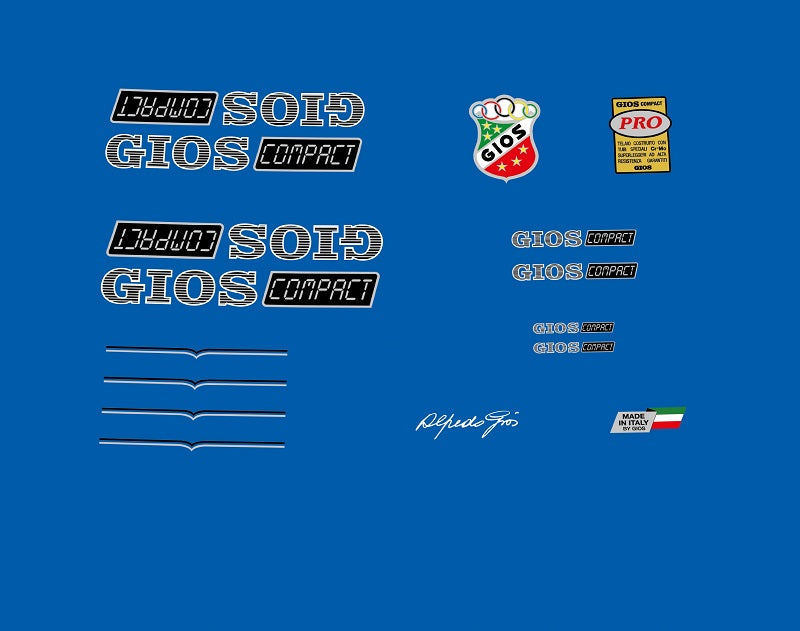 Gios Set 60-Bicycle Decals