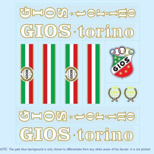 Gios Set 8-Bicycle Decals