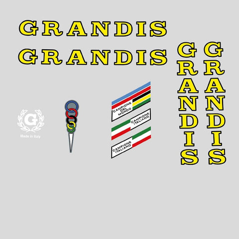 Grandis Bicycle Decals / Stickers