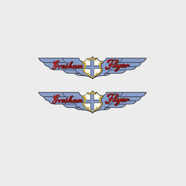 Gresham Flyer Set 500-Bicycle Decals