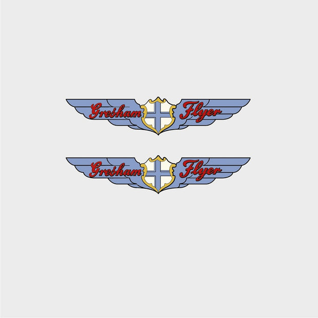 Gresham Flyer Set 500-Bicycle Decals