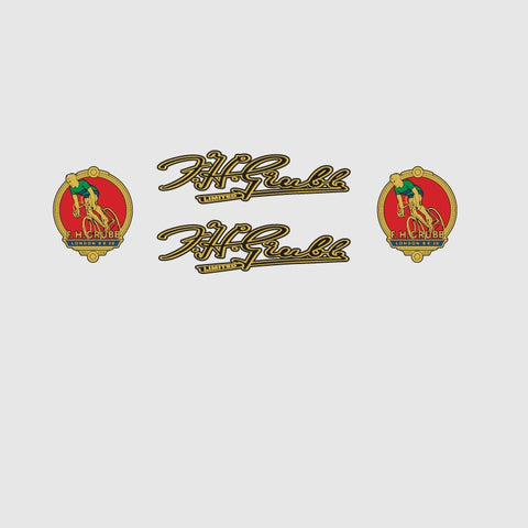 Freddie Grubb Bicycle Transfers / Decals