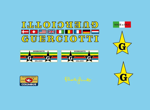 Guerciotti Bicycle Decals / Stickers