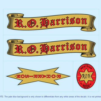 Harrison SET 1-Bicycle Decals