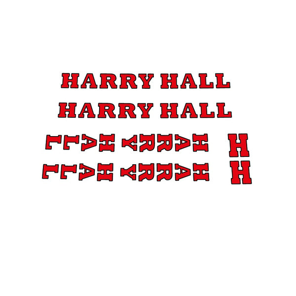 Harry Hall SET 30-Bicycle Decals
