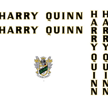 Harry Quinn Set 2-Bicycle Decals
