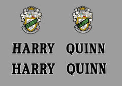 Harry Quinn Set 5-Bicycle Decals