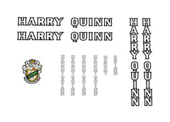 Harry Quinn Set 6-Bicycle Decals