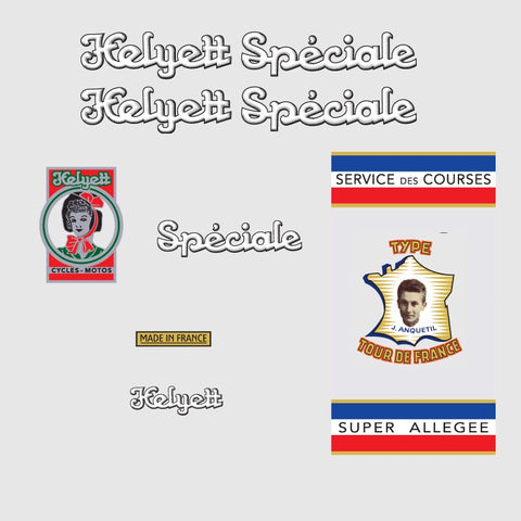 Helyett Bicycle Decals / Stickers