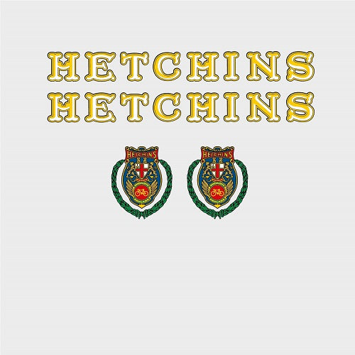 Hetchins Set 500-Bicycle Decals