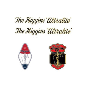 Higgins SET 4-Bicycle Decals