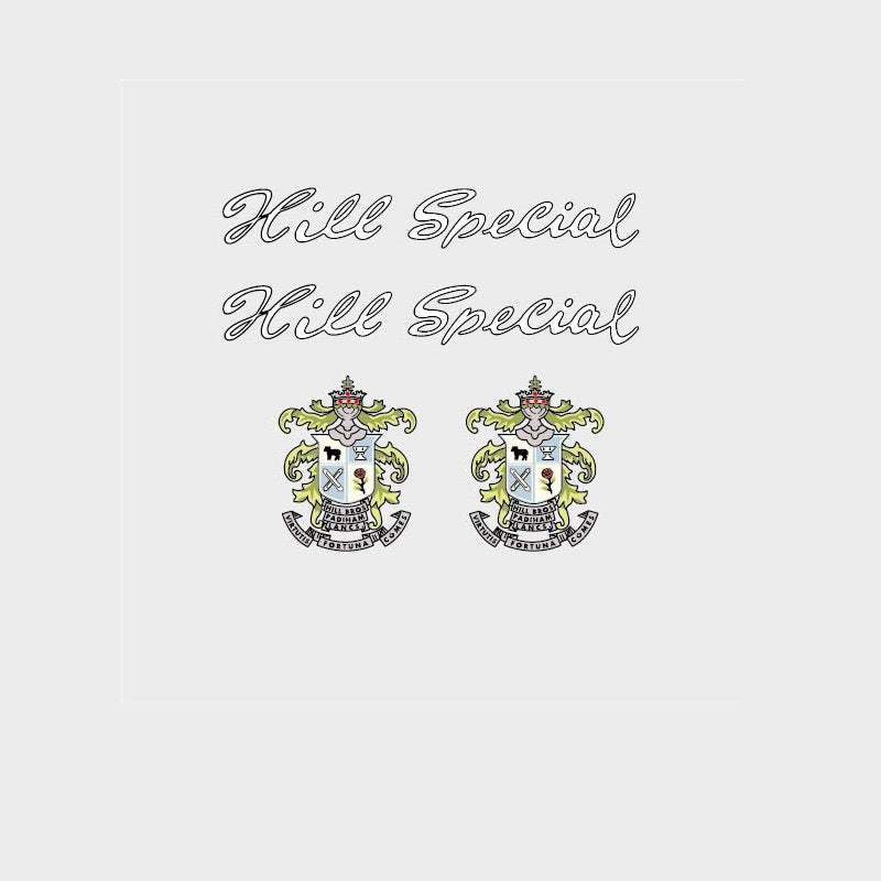Hill Bros Set 500-Bicycle Decals