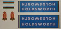 Holdsworth Set 6-Bicycle Decals