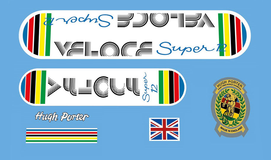 Hugh Porter SET 3-Bicycle Decals