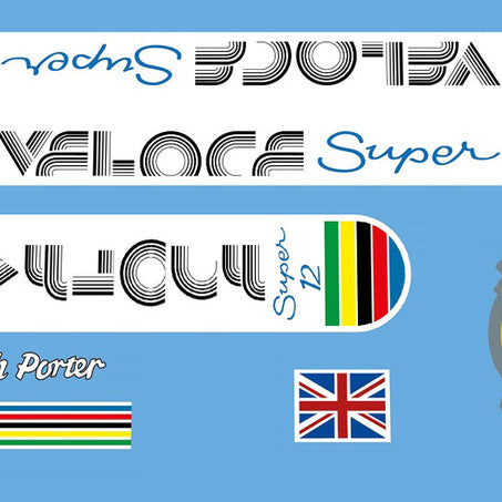 Hugh Porter SET 3-Bicycle Decals